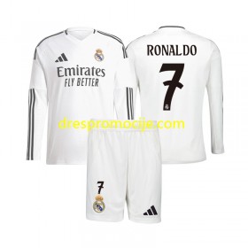 Real Madrid Cristiano Ronaldo 7 Dres Dječji Domaći 2024/2025 Dugim Rukavima